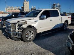 Salvage trucks for sale at New Orleans, LA auction: 2015 Ford F150 Supercrew