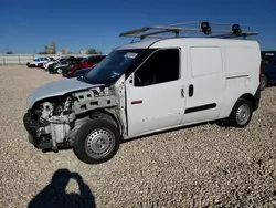 Salvage cars for sale from Copart New Braunfels, TX: 2019 Dodge RAM Promaster City