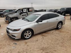 Vehiculos salvage en venta de Copart Andrews, TX: 2018 Chevrolet Malibu LS