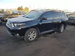 Vehiculos salvage en venta de Copart Denver, CO: 2012 Toyota Highlander Base