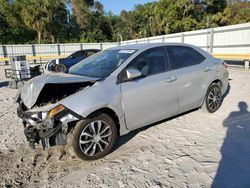 Salvage cars for sale at Fort Pierce, FL auction: 2016 Toyota Corolla L