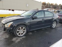 Salvage cars for sale at Exeter, RI auction: 2008 Nissan Maxima SE