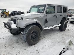 Salvage cars for sale at Wayland, MI auction: 2014 Jeep Wrangler Unlimited Sahara