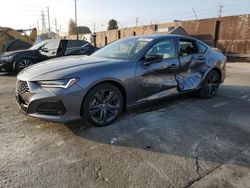 Salvage cars for sale at Wilmington, CA auction: 2023 Acura TLX A-Spec