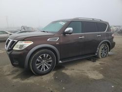 Salvage cars for sale at Los Angeles, CA auction: 2018 Nissan Armada SV