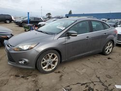 Salvage cars for sale at Woodhaven, MI auction: 2014 Ford Focus Titanium