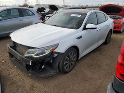 Salvage cars for sale from Copart Elgin, IL: 2019 KIA Optima LX