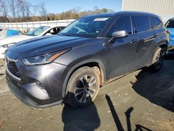 Salvage cars for sale at Spartanburg, SC auction: 2021 Toyota Highlander XLE