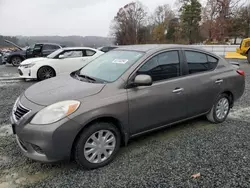 Nissan salvage cars for sale: 2012 Nissan Versa S