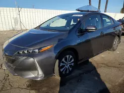 Salvage cars for sale from Copart Van Nuys, CA: 2020 Toyota Prius Prime LE