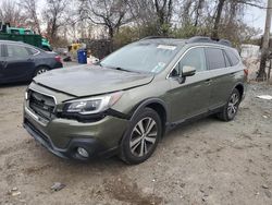 Subaru Outback salvage cars for sale: 2018 Subaru Outback 2.5I Limited