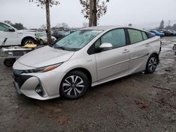 Vehiculos salvage en venta de Copart San Martin, CA: 2018 Toyota Prius Prime