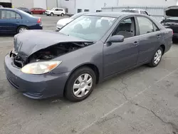 Salvage cars for sale at Vallejo, CA auction: 2002 Toyota Camry LE