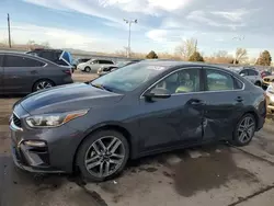 Salvage cars for sale at Littleton, CO auction: 2020 KIA Forte EX