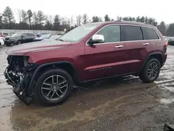 Jeep Grand Cherokee Limited salvage cars for sale: 2017 Jeep Grand Cherokee Limited