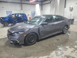 Salvage cars for sale from Copart Albany, NY: 2021 Honda Civic LX