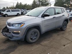 Salvage cars for sale at Denver, CO auction: 2019 Jeep Compass Sport