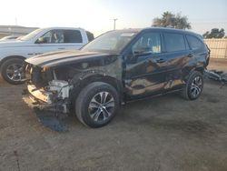 Salvage cars for sale at San Diego, CA auction: 2022 Toyota Highlander XLE