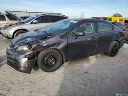 Salvage cars for sale at Haslet, TX auction: 2015 Honda Civic LX