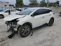 Salvage cars for sale at Opa Locka, FL auction: 2017 Nissan Murano S