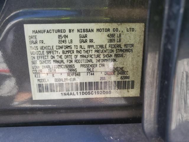 2005 Nissan Altima S