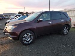 Acura salvage cars for sale: 2007 Acura MDX Technology