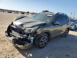 Salvage cars for sale at San Antonio, TX auction: 2021 Subaru Forester Limited