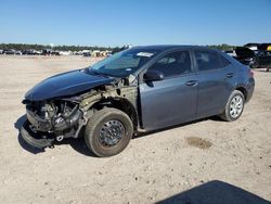 Toyota Corolla salvage cars for sale: 2015 Toyota Corolla L