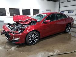 Salvage cars for sale at Blaine, MN auction: 2024 Chevrolet Malibu RS