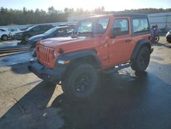 Salvage cars for sale at Windham, ME auction: 2018 Jeep Wrangler Sport