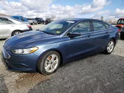 Salvage cars for sale at West Warren, MA auction: 2018 Ford Fusion SE