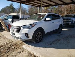 Hyundai salvage cars for sale: 2017 Hyundai Santa FE SE