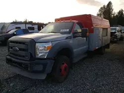 Salvage cars for sale from Copart Graham, WA: 2014 Ford F550 Super Duty