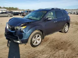 Salvage cars for sale at Harleyville, SC auction: 2012 Acura MDX