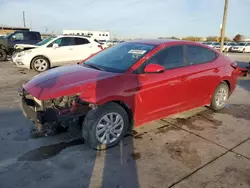 Hyundai Elantra salvage cars for sale: 2020 Hyundai Elantra SE