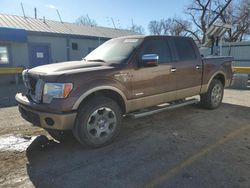 Salvage cars for sale from Copart Wichita, KS: 2012 Ford F150 Supercrew