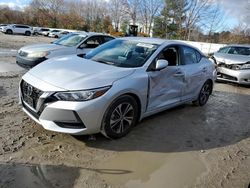 Nissan salvage cars for sale: 2021 Nissan Sentra SV