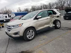 Salvage cars for sale at Rogersville, MO auction: 2018 Ford Edge SEL