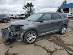 Ford salvage cars for sale: 2017 Ford Explorer XLT