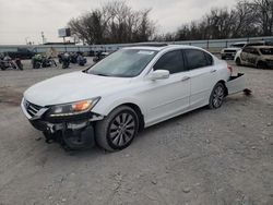 Salvage cars for sale at Oklahoma City, OK auction: 2013 Honda Accord EXL