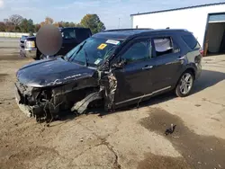 Salvage cars for sale at Shreveport, LA auction: 2017 Ford Explorer Limited