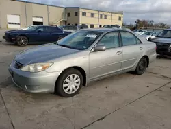 Toyota salvage cars for sale: 2005 Toyota Camry LE