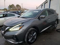 Salvage cars for sale from Copart Montgomery, AL: 2022 Nissan Murano Platinum