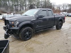 Salvage cars for sale at North Billerica, MA auction: 2016 Ford F150 Super Cab