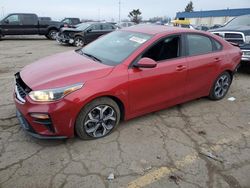 Salvage cars for sale at Woodhaven, MI auction: 2021 KIA Forte FE