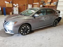 Salvage cars for sale at Ebensburg, PA auction: 2017 Nissan Sentra S