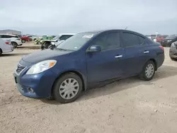 Nissan Vehiculos salvage en venta: 2012 Nissan Versa S