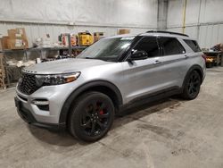 Salvage cars for sale from Copart Milwaukee, WI: 2020 Ford Explorer ST