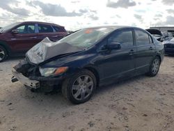 Salvage cars for sale at San Antonio, TX auction: 2008 Honda Civic LX