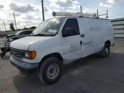 Vehiculos salvage en venta de Copart Miami, FL: 2006 Ford Econoline E250 Van